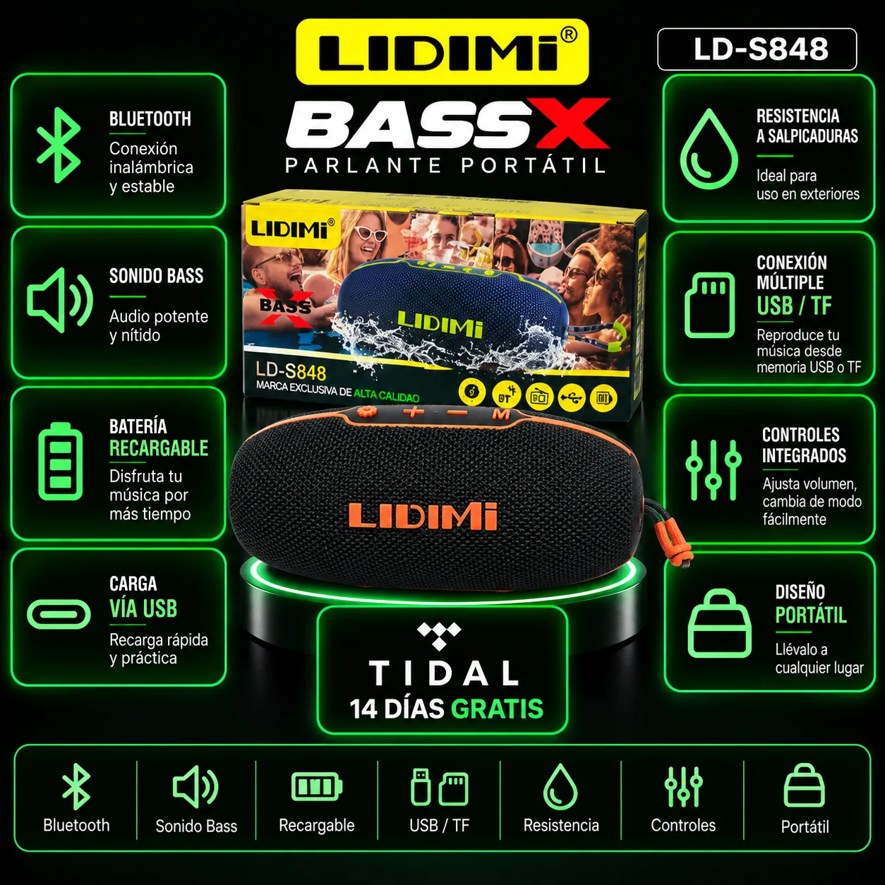 Lidimi Bass X LD-S848