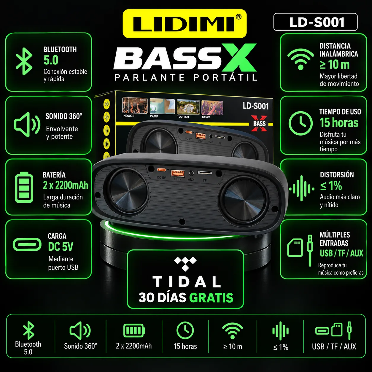 Lidimi Bass X LD-S001
