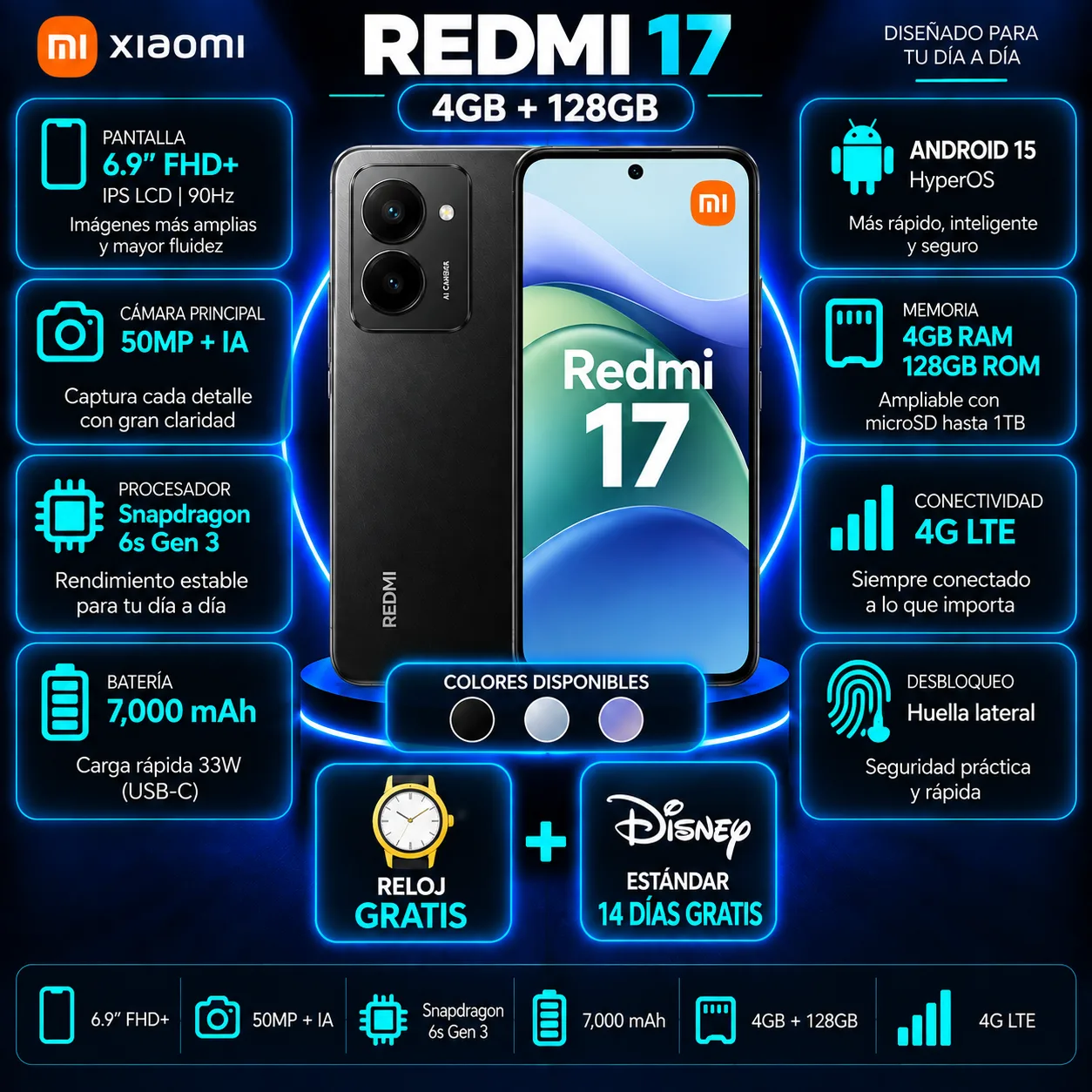 Redmi 17 4GB + 128GB